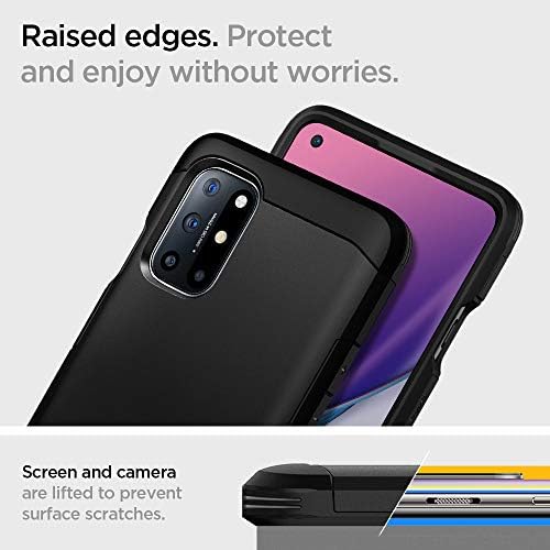 שריון קשוח של Spigen [Tech הגנה קיצונית] המיועד למקרה OnePlus 8T - שחור